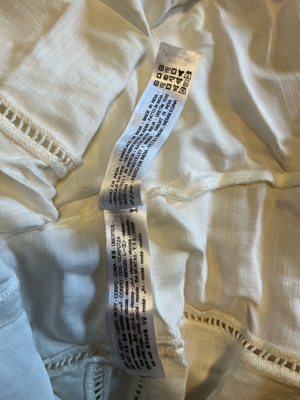 Zara White Lightweight V-Neck Midi Dress, M - Picture 5 of 5